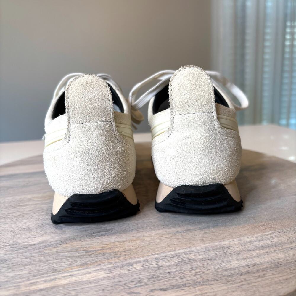 Rag & Bone Retro Runner Sneakers Off White Suede Nylon EU 36.5 US 6 Women’s - Picture 7 of 10